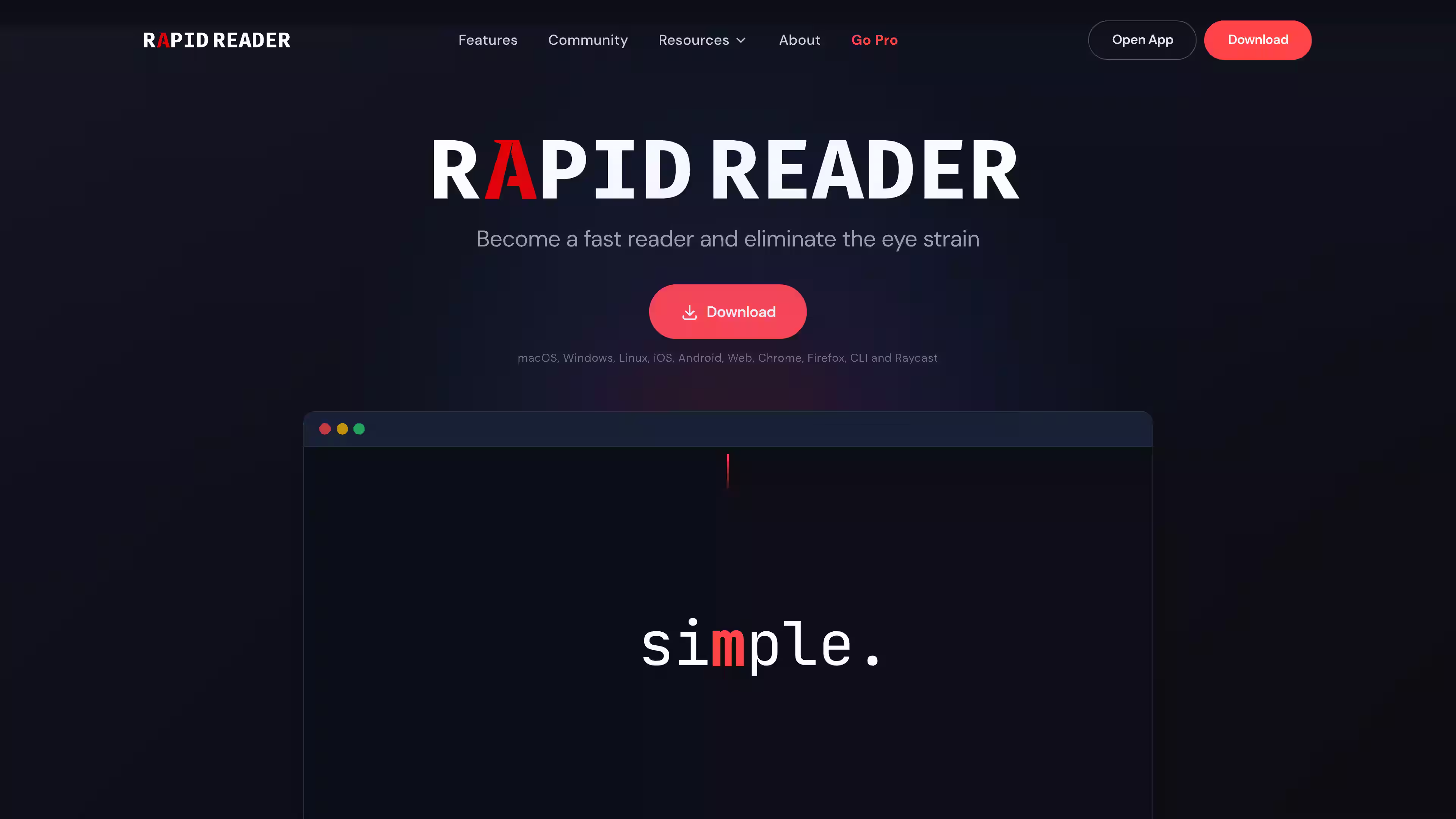 Rapid Reader